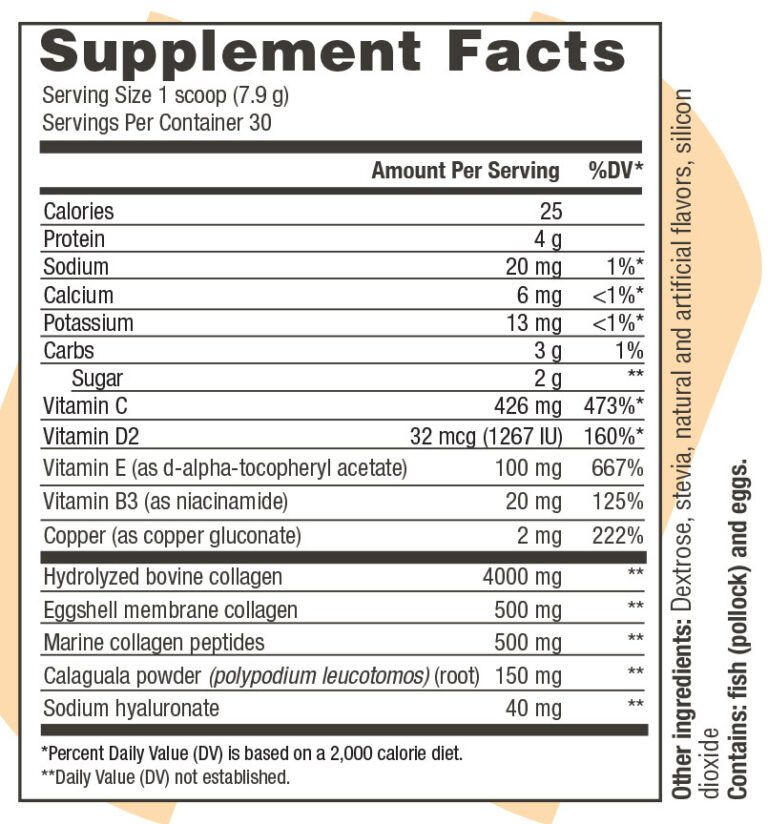Collagen Refresh supplement facts